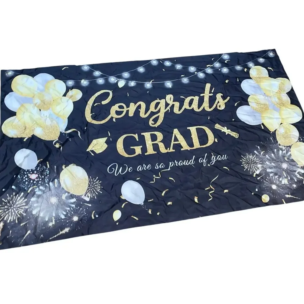 Congrats Graduation Backdrop Banner 71